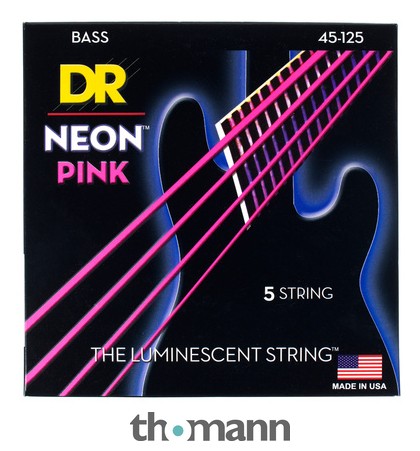 DR Strings Neon Pink NPB5-45