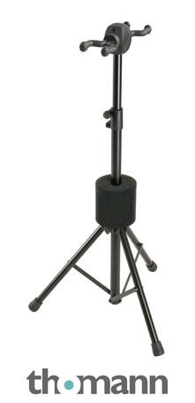 K&M 17620 Double Guitar Stand BK