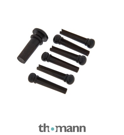 Harley Benton Parts Bridgepin Set Ebony