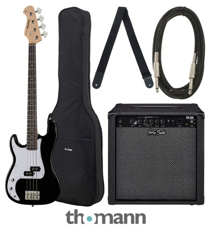 Harley Benton HBP120BK LH Bundle 2