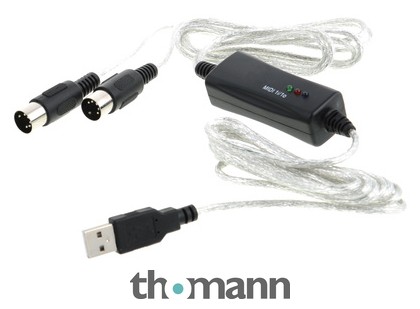 meloaudio USB 2.0 Câble Type B à Midi Câble OTG Compatible avec Les appareils iOS au contrôleur Midi Interface Audio d’Enregistrement,5FT Instrument de Musique électronique Clavier Midi 