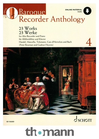 Schott Baroque Recorder Anthology 4 - 