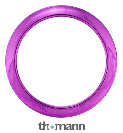 Bass Drum O's 4" Purple Chrome round HCP4