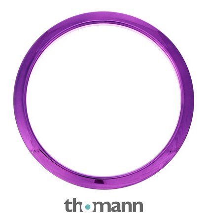 Bass Drum O's 6" Purple Chrome round HCP6