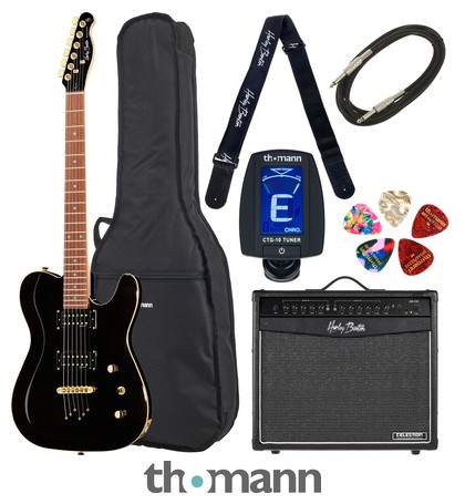 Harley Benton TE-40 TBK Bundle 3