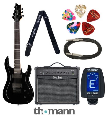 Harley Benton R-457 BK Bundle 1