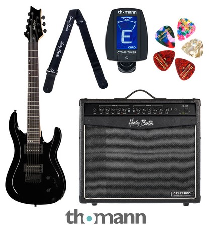 Harley Benton R-457 BK Bundle 3