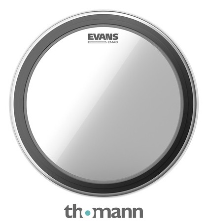 Evans 26" EMAD Bass Drum Clear