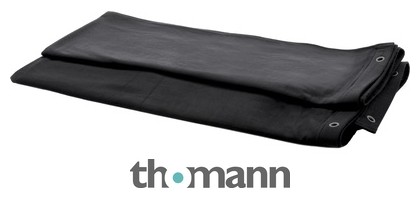Stairville Curtain 300g/m² 3.0x6.0m Bk