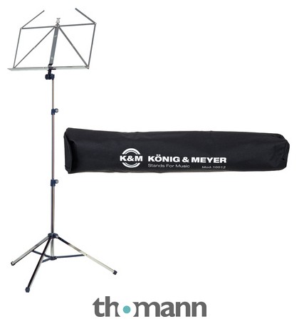 K&M 10065 Music Stand Nickel Set