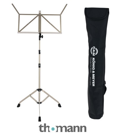 K&M 107 Music Stand Nickel Set