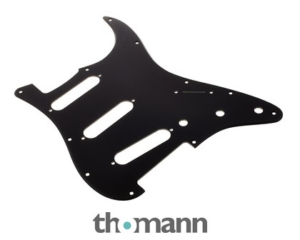 Fender Pickguard AM Strat BLK 1ply
