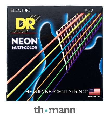 DR Strings Neon Multi NMCE-9