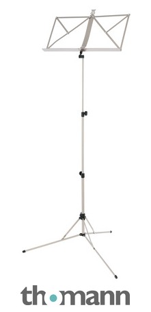 K&M 101 Music Stand Nickel Colored