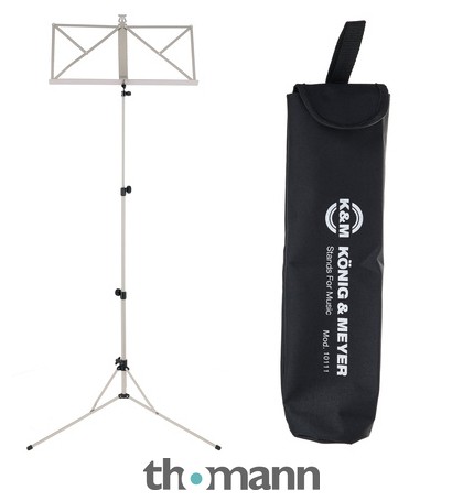 K&M 101 Stand Nickel Colored Set