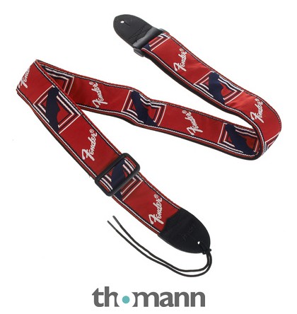 Fender Monogramm Strap RWB