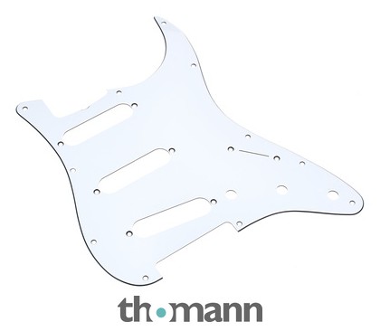 Fender Pickguard f.62Strat White