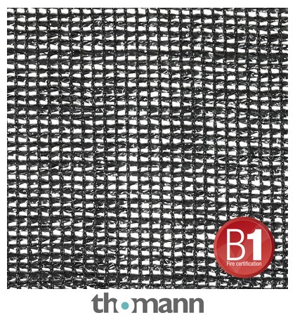 Adam Hall Gaze 203 3x6m Black
