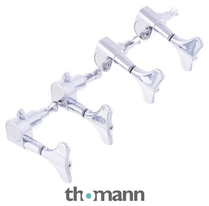 Harley Benton Parts Bass Tuners Set Chrome