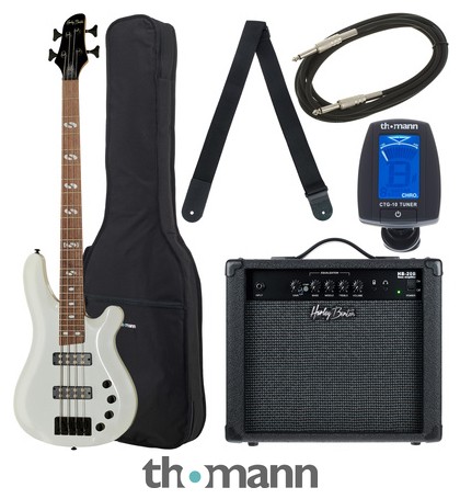 Harley Benton B-450 White Bundle 1