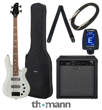Harley Benton B-450 White Bundle 2
