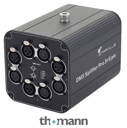 4-Way Universal DMX Splitter 3 And 5-Pin