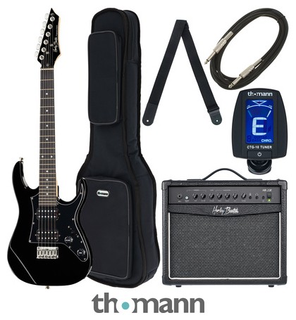 Harley Benton RG-Junior BK Bundle 1