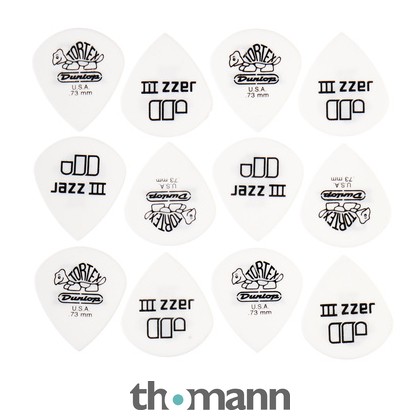 Dunlop Tortex Jazz III White 0,73