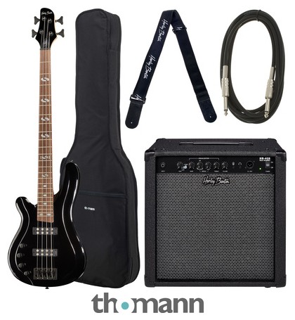 Harley Benton B-450LH BK Progressive Bundle