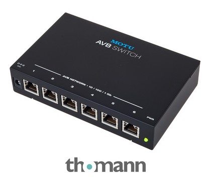 MOTU AVB SWITCH 6ポート MOTU AVB Switch – Thomann Nederland