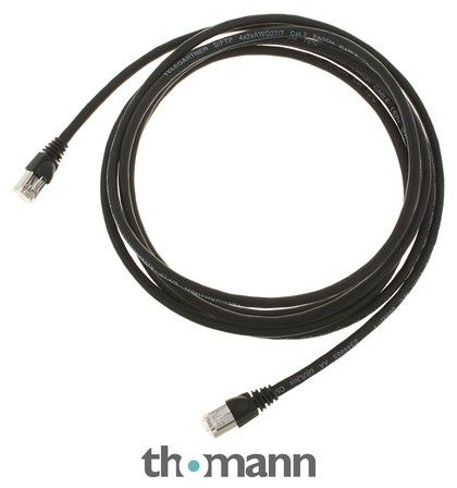 Telegärtner CAT6A Patchkabel 3m, sw