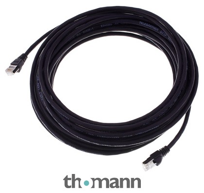 Telegärtner CAT6A Patchkabel 10m, sw