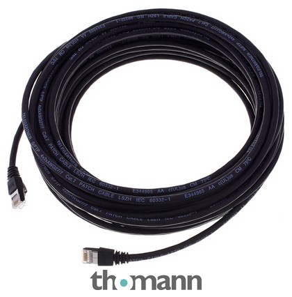 Telegärtner CAT6A Patchkabel 15m, sw
