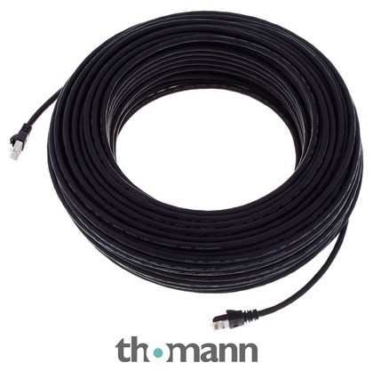 Telegärtner CAT6A Patchkabel 50m, sw