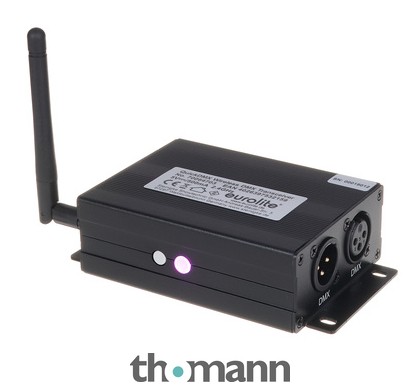 Émetteur/récepteur DMX Sans Fil Eurolite QuickDMX 2,4 GHz - Pour Contrôle éclairage Scène