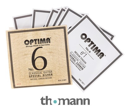 Optima No.6 Silver Strings Carbon Med