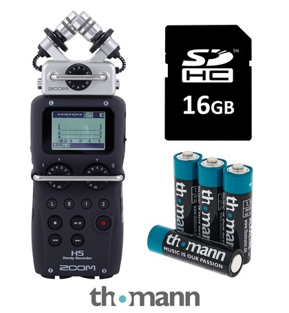 Zoom H5 SD Card 16 GB Bundle
