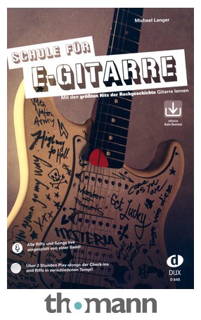 Michael Langer Schule für E-Gitarre mit CD Edition Dux 