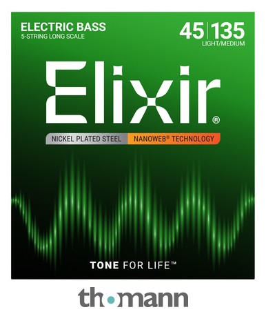 Elixir 14207 Nanoweb 5-Str. Light/Med