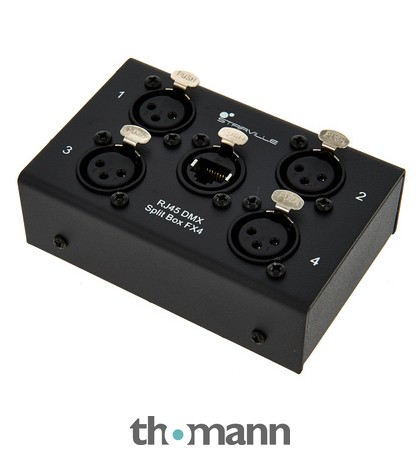 Stairville RJ45 DMX Split Box FX4
