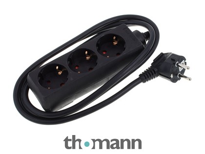 🔌 Stairville Power Split 3 Way Black