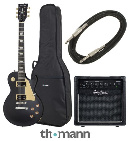 Harley Benton SC-400 SBK Vintage Seri Bundle – United States