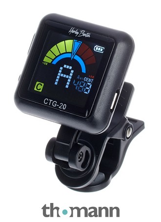 Harley Benton CTG-20 BK USB Clip Tuner