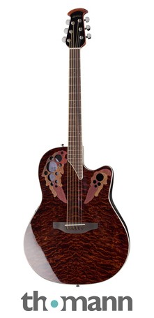 ギター OVATION CE48P TIGER EYE Celebrity Ovation CE48P Celebrity Series Elite Plus Super Shallow