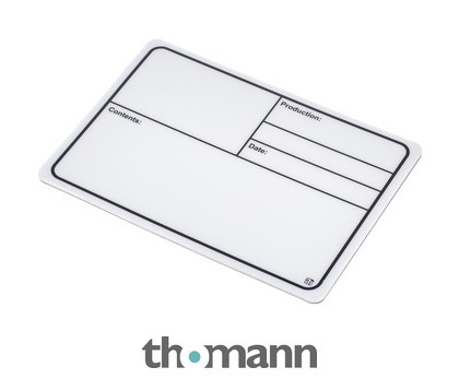 Adam Hall Tourlabel 177x127mm White