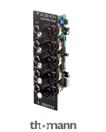 鍵盤楽器 Doepfer A-122 VCF3 24db Low Pass II Doepfer A-122 - Eurorack Module on ModularGrid
