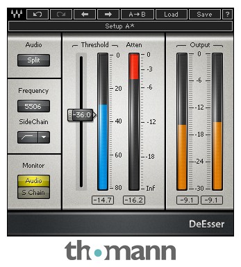 Waves DeEsser – Thomann France