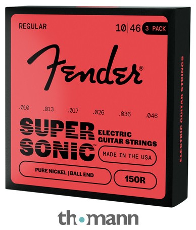 Fender 150R Nickel Ball 10-46 3 Pack