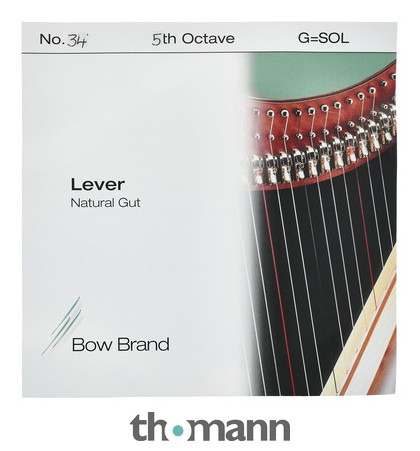 Bow Brand NG 5th G Gut Harp String No.34 – United States