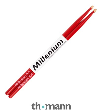 Millenium H5A Hickory Sticks Red